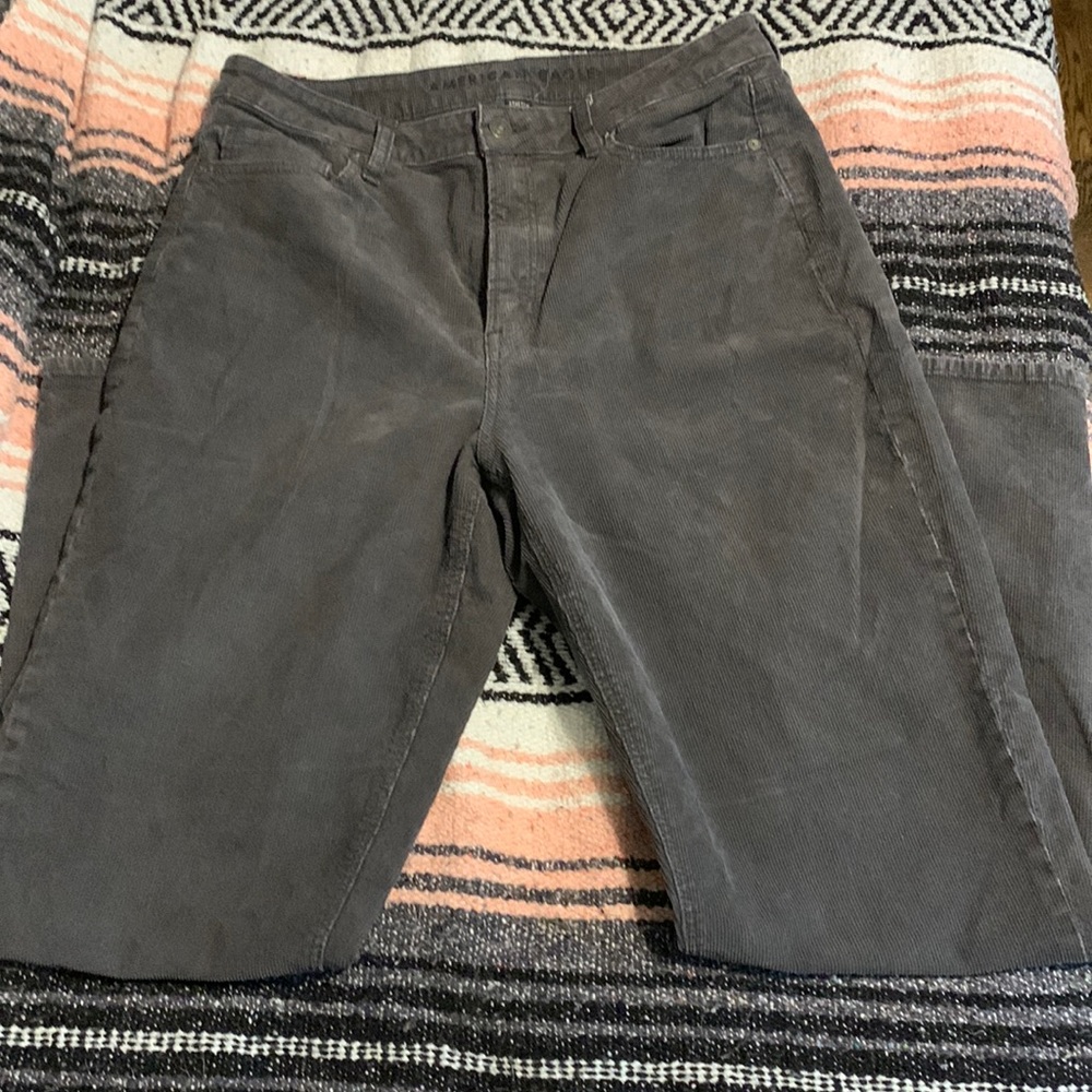 american eagle corduroy mom jeans!